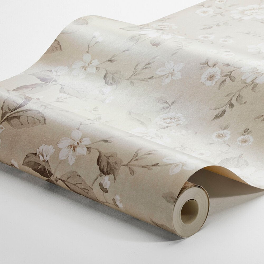 Laura´s Cottage Wallpaper - Pastel Brown - Boråstapeter - 3575 - Premier Wallcovering