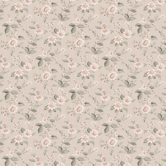 Laura´s Cottage Wallpaper - Pink - Boråstapeter - 3572 - Premier Wallcovering