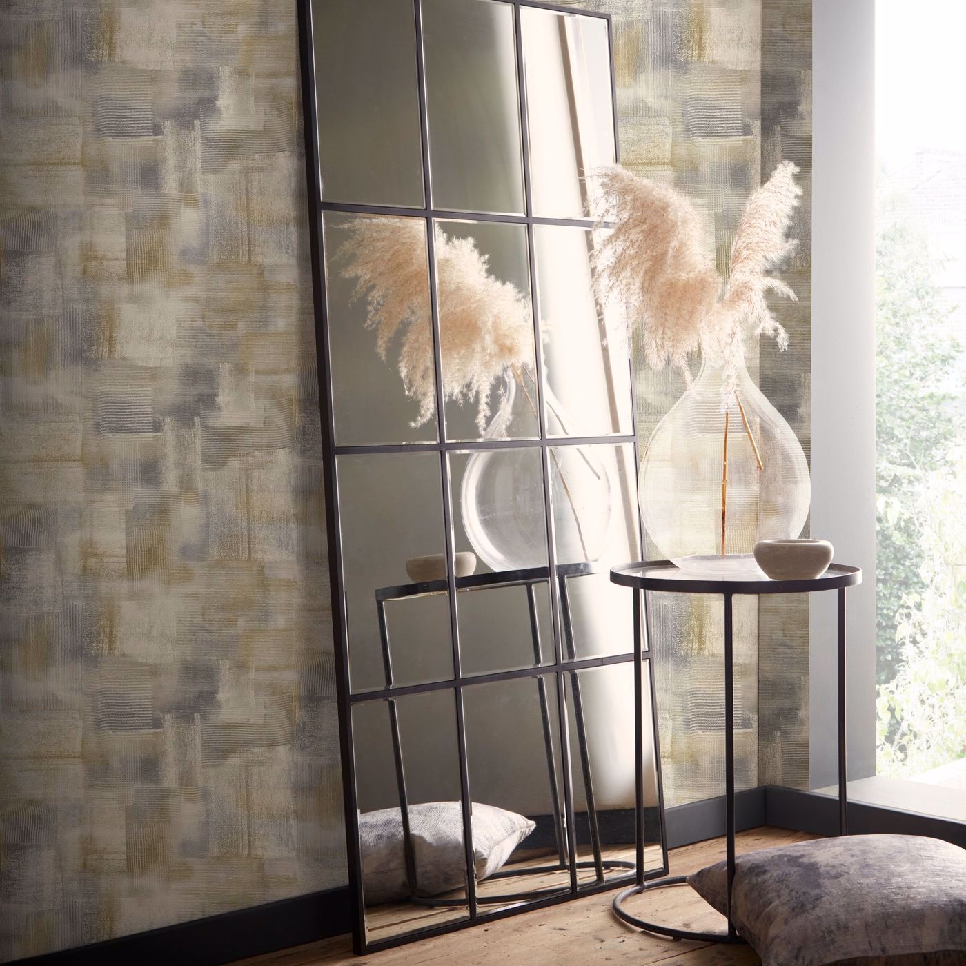 Lavatus Wallpaper - Dove - Clarke & Clarke - W0207/02 - Premier Wallcovering