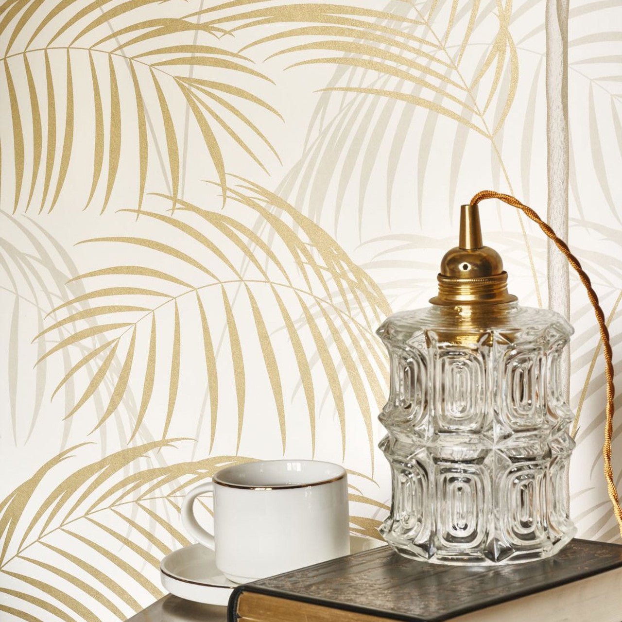 Le Tout Paris Annees Folles Wallpaper - Vert Olive - Casadeco - 201037146 - Premier Wallcovering