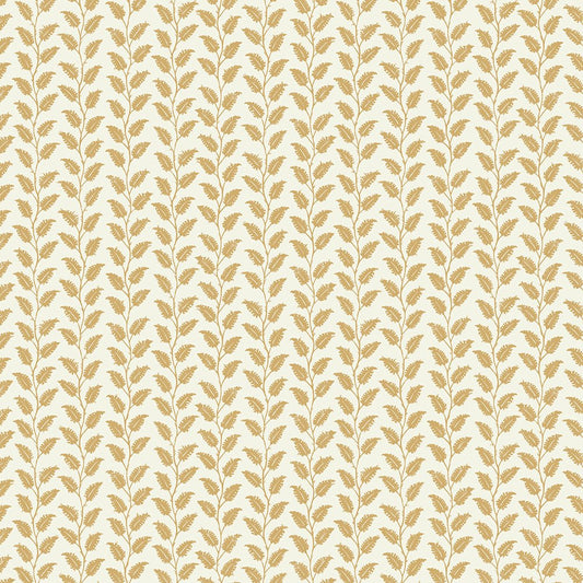 Leaf Wiggle Wallpaper - Smith Yellow - Skirting White - Josephine Munsey - LEA-019-043 - Premier Wallcovering