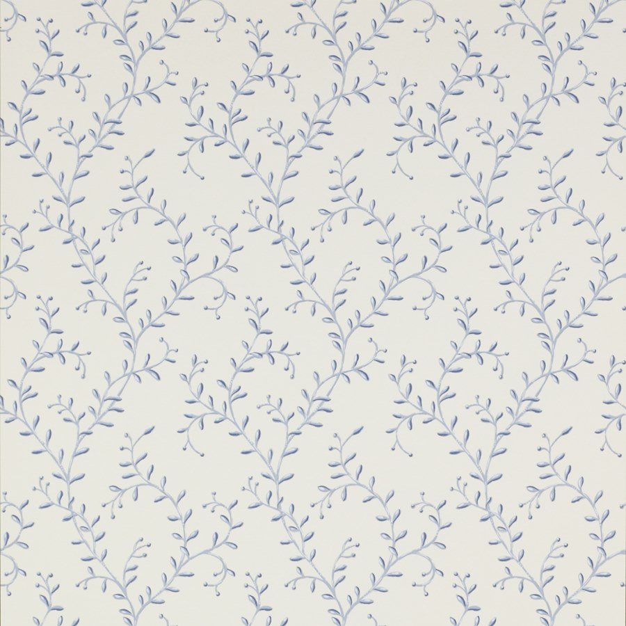 Leafberry Wallpaper - Blue - Colefax & Fowler - 07137/06