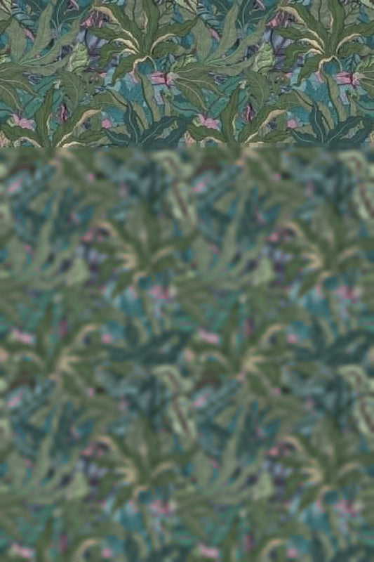 Leaforia Fabric - Verde - Timorous Beasties - JNGL/DIGIP/LFRA/1295/01 - Premier Wallcovering