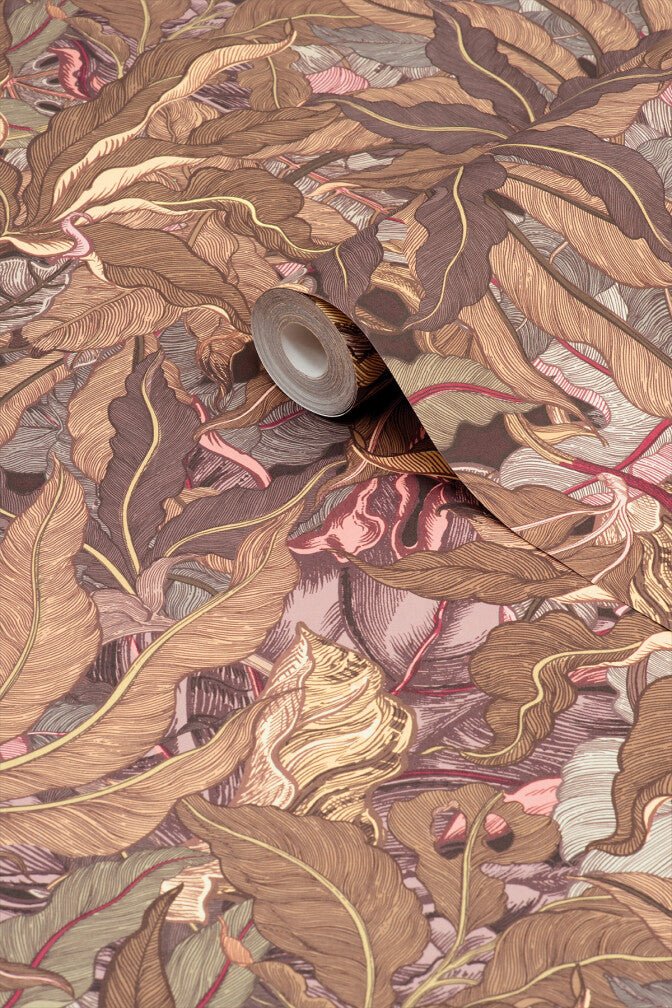Leaforia Wallpaper - Armagnac - Timorous Beasties - JNGL/LFRA/SMM/03 - Premier Wallcovering