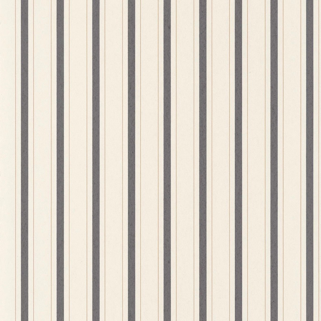 Les Rayures Fontainebleau Wallpaper - Noir Fusain - Casadeco - 81579602 - Premier Wallcovering