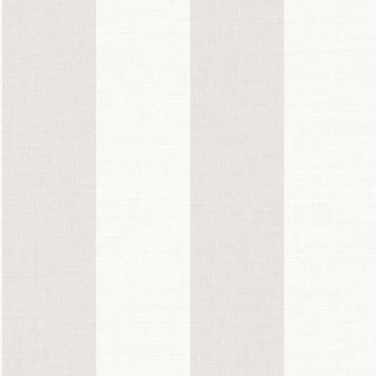 Les Rayures Williamsburg Wallpaper - Blanc/gris - Casadeco - 28460925 - Premier Wallcovering