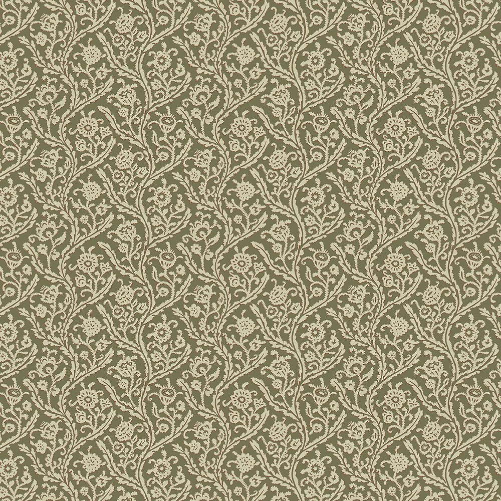 Letti Wallpaper - Olive - Josephine Munsey - JMW-104411 - Premier Wallcovering