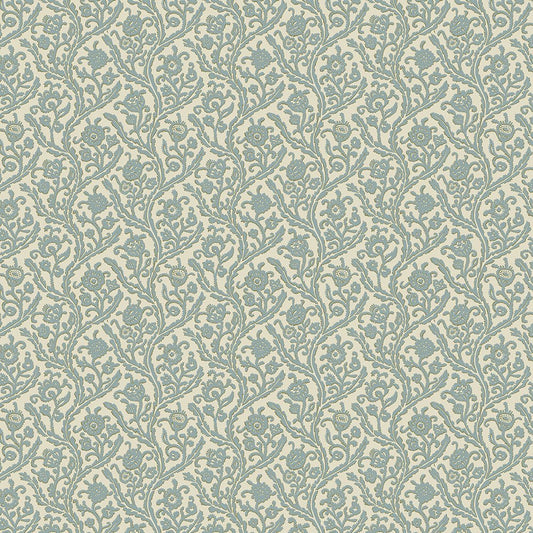 Letti Wallpaper - Mid Blue - Josephine Munsey - JMW-104451 - Premier Wallcovering