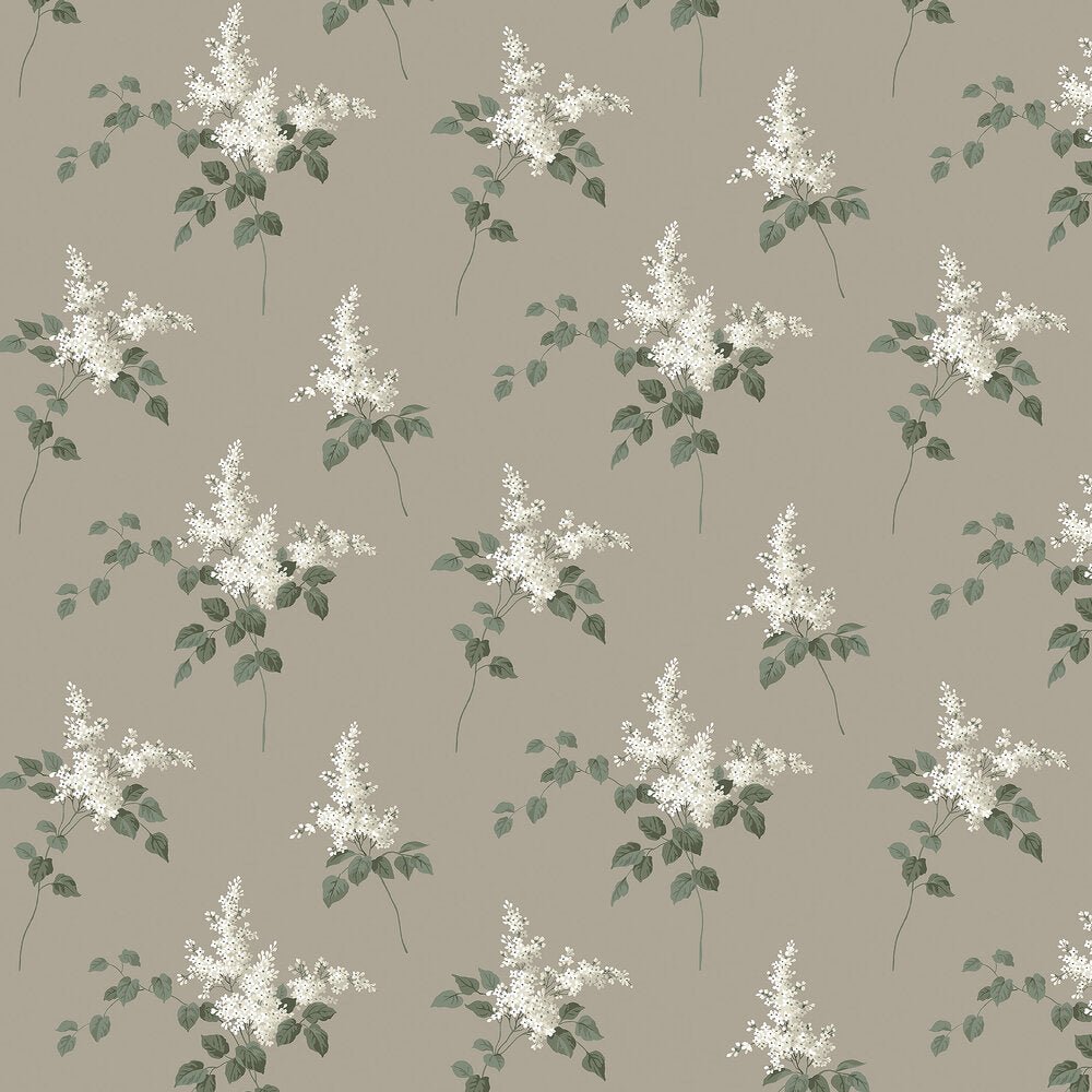 Lilacs Wallpaper - Taupe - Boråstapeter - 7667 - Premier Wallcovering