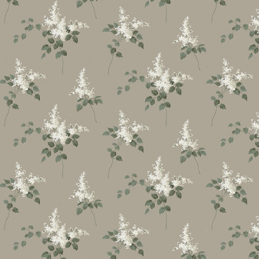 Lilacs Wallpaper - Taupe - Boråstapeter - 7667 - Premier Wallcovering