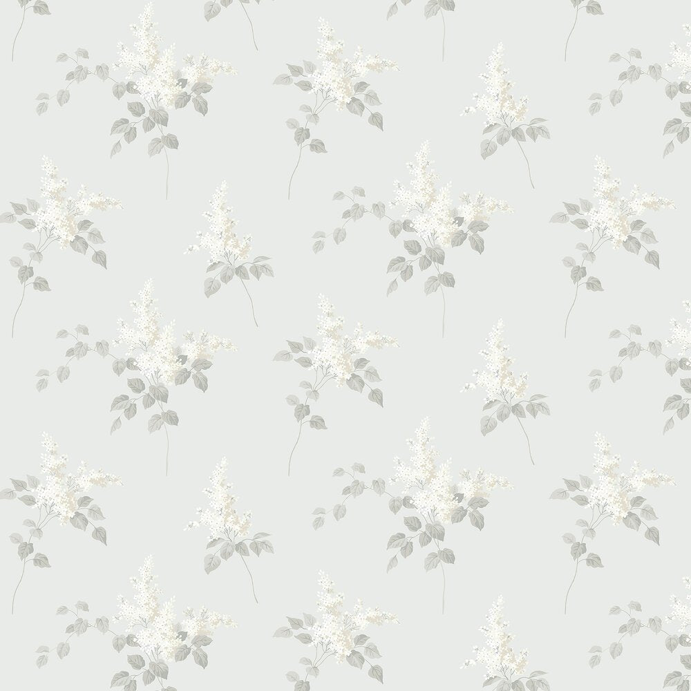 Lilacs Wallpaper - Grey - Boråstapeter - 7669 - Premier Wallcovering
