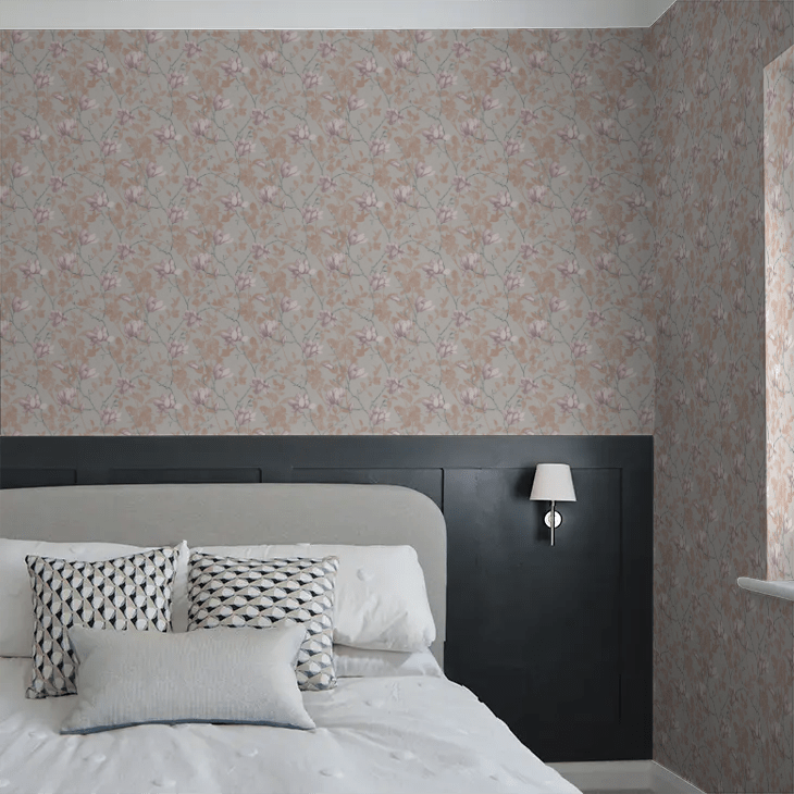 Lilly Tree Wallpaper - Brown - Boråstapeter - 7230 - Premier Wallcovering
