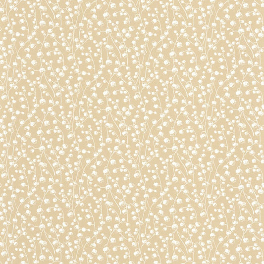 Lily of the Valley Flower Market Wallpaper - Ficelle - Casadeco - 89241331 - Premier Wallcovering