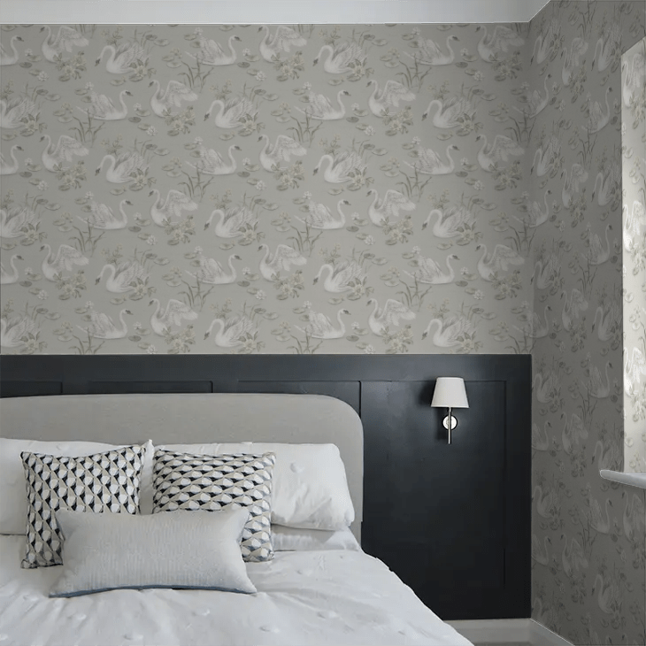 Lily Swan Wallpaper - Sage - Boråstapeter - 6925 - Premier Wallcovering