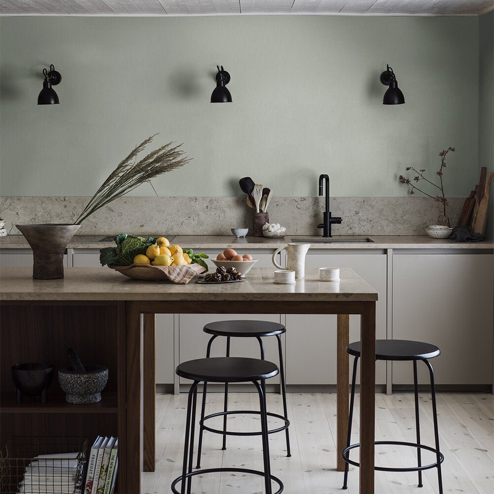 Linen Wallpaper - Soft Jade - Boråstapeter - 4331 - Premier Wallcovering