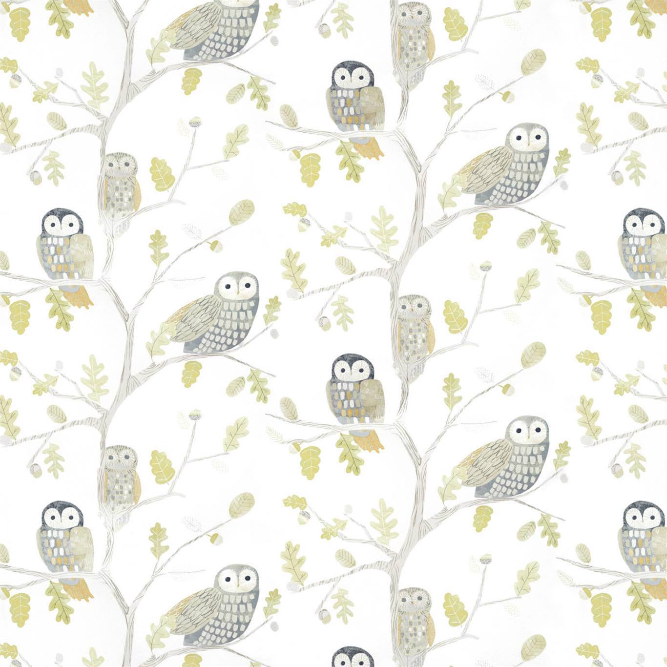 Little Owls Wallpaper - Kiwi - Harlequin - HLTF112627 - Premier Wallcovering
