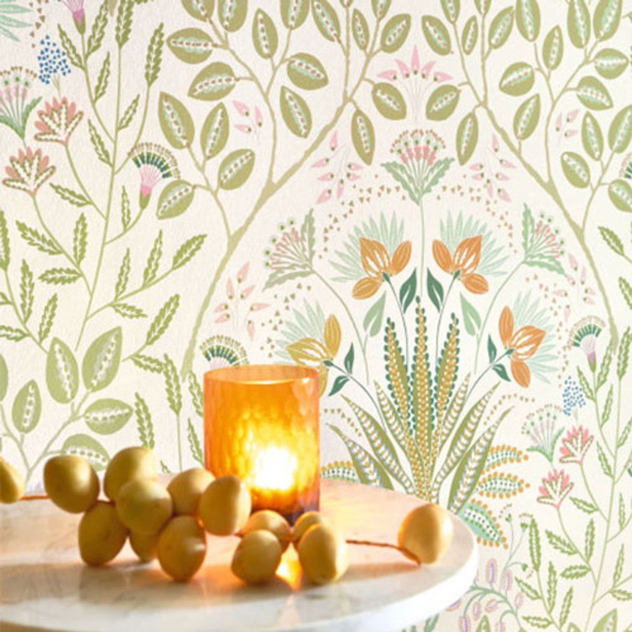 Lords Derby Wallpaper - Vert Amande - Casadeco - 89297210 - Premier Wallcovering