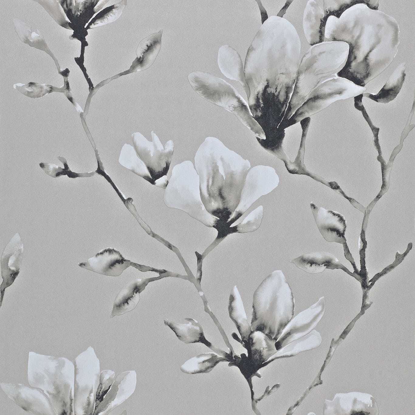Lotus Wallpaper - Silver - Harlequin - HMOW110880 - Premier Wallcovering