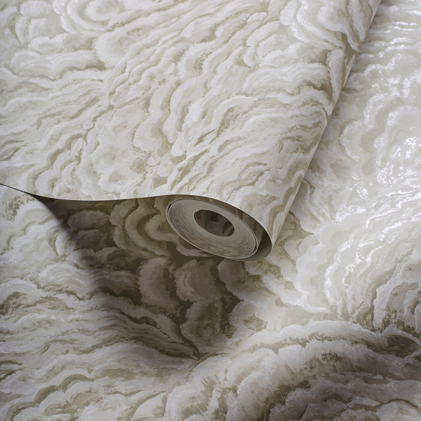 Lumino Wallpaper - Champagne/Gold - Clarke & Clarke - W0142/01 - Premier Wallcovering