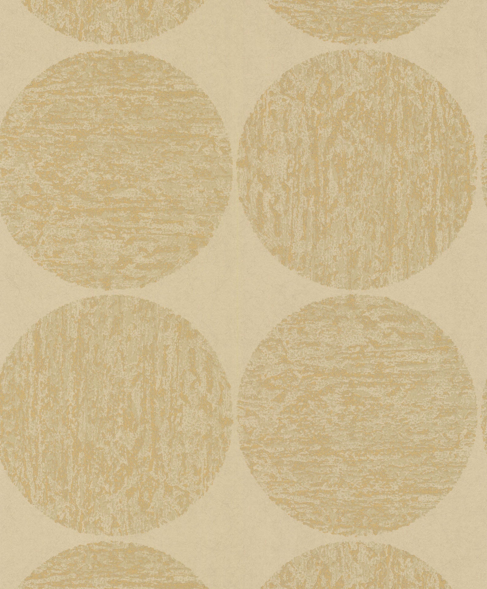 Luna Wallpaper - Metallic Gold on Oat - 69/5118 - Cole & Son - Premier Wallcovering