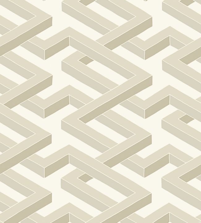 Luxor Wallpaper - Stone on White - 105/1003 - Cole & Son - Premier Wallcovering