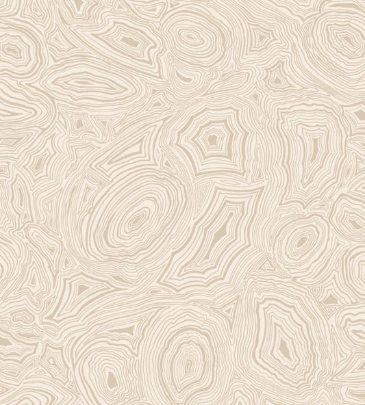 Malachite Wallpaper - Parchment & Soft Metallic Gold - 114/6011 - Cole & Son - Premier Wallcovering