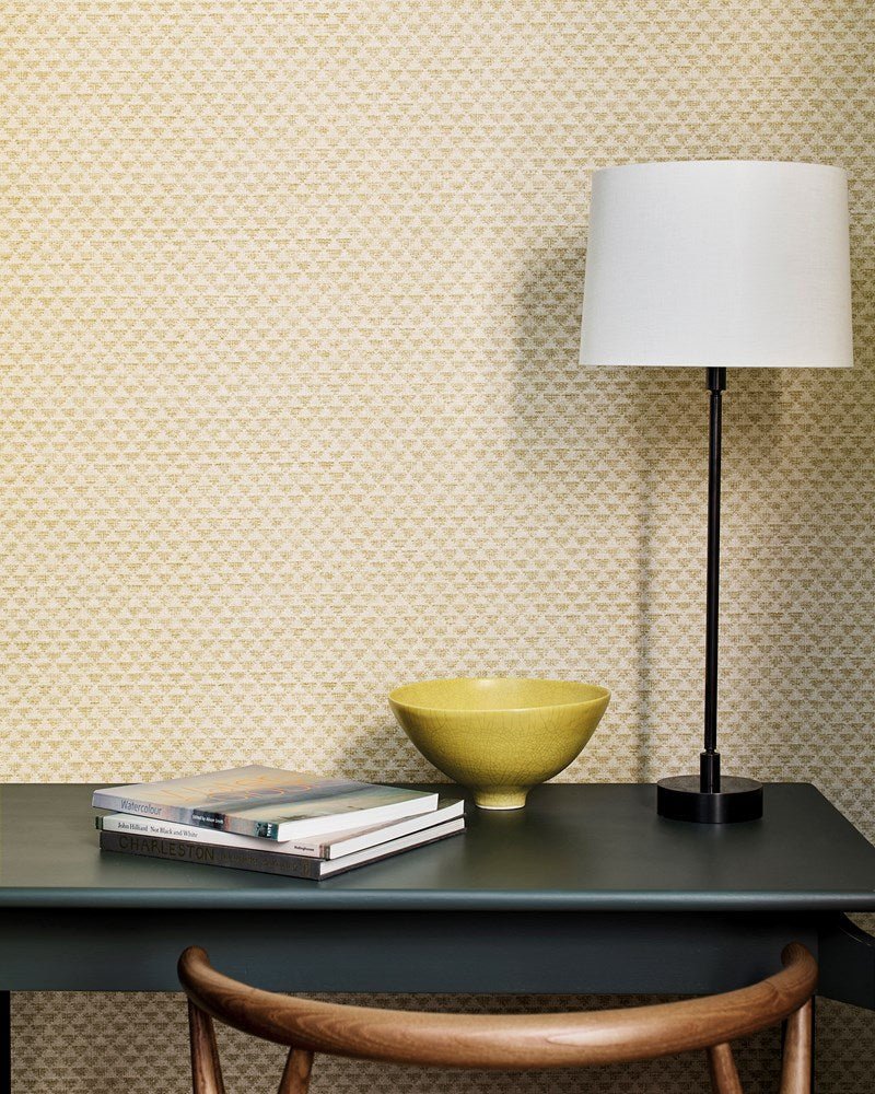 Malik Wallpaper - Yellow - J193W - 01 - Jane Churchill