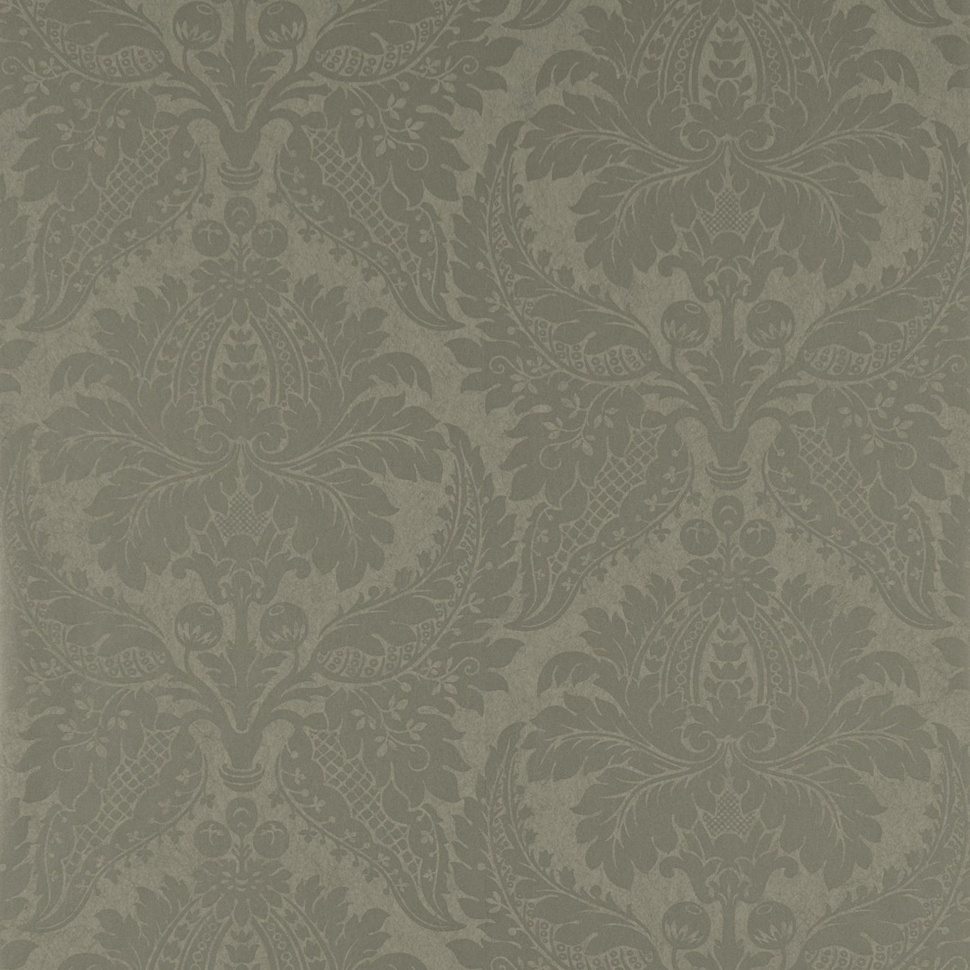 Malmaison Damask Wallpaper - Taupe - ZCON311997 - Zoffany
