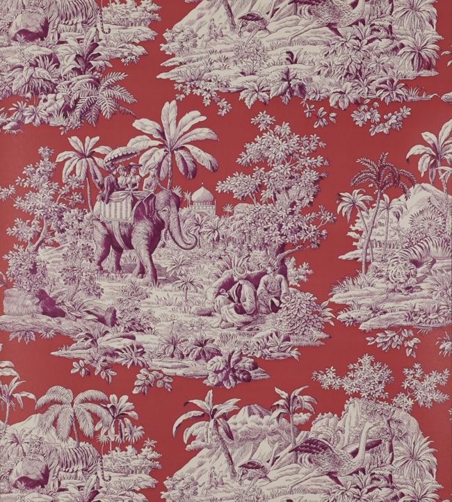 Bengale Wallpaper - Red