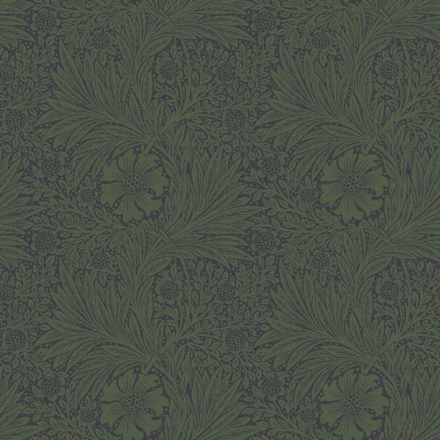 Marigold Fibrous Wallpaper - Green - 124255 - William Morris AH - Premier Wallcovering