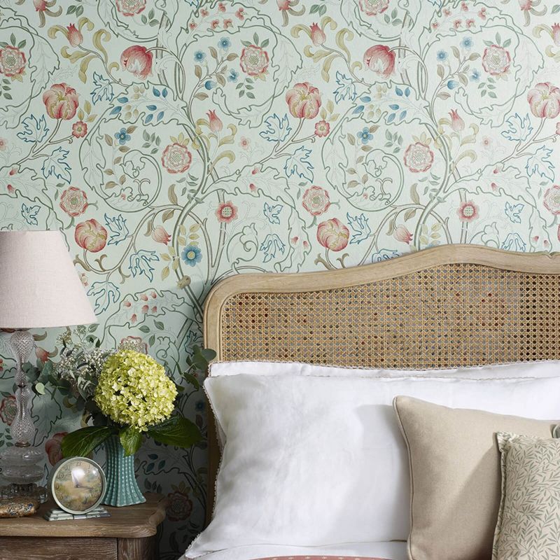 Mary Isobel Wallpaper - Russet/Taupe - Morris & Co - 216843