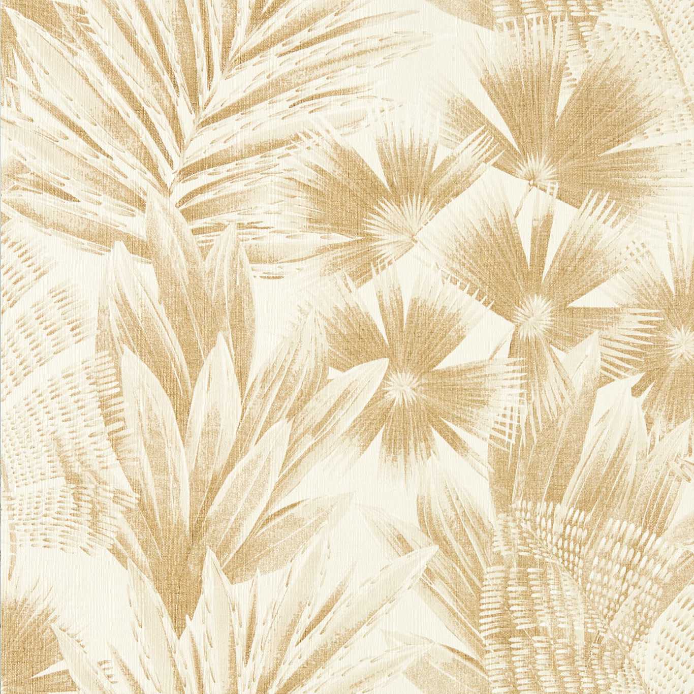Matupi Wallpaper - Parchment/ Gold - Harlequin - HTEW112774 - Premier Wallcovering