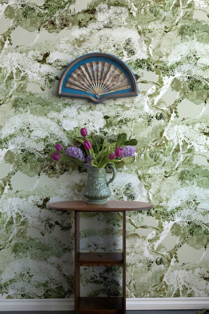 Matzu Tree Superwide Wallpaper - Sage Smirch - Timorous Beasties - DWN/MATZ/OBRN/04 - Premier Wallcovering