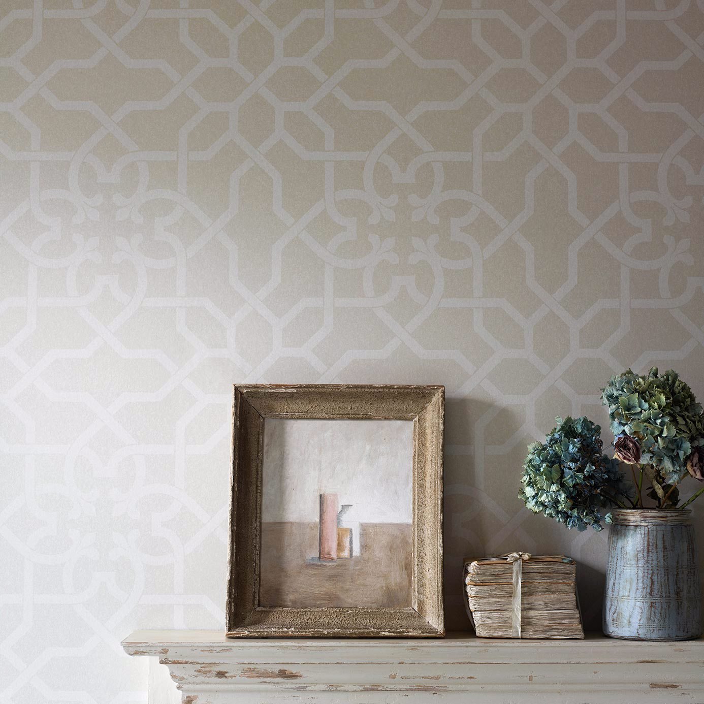 Mawton Wallpaper - Chalk/Ivory - Sanderson - DDAM216418