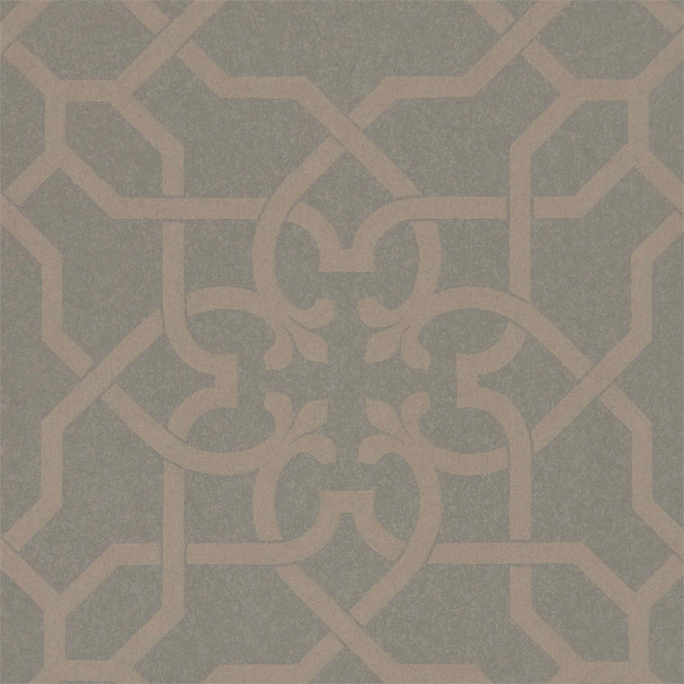 Mawton Wallpaper - Charcoal/Gilver - Sanderson - DDAM216419