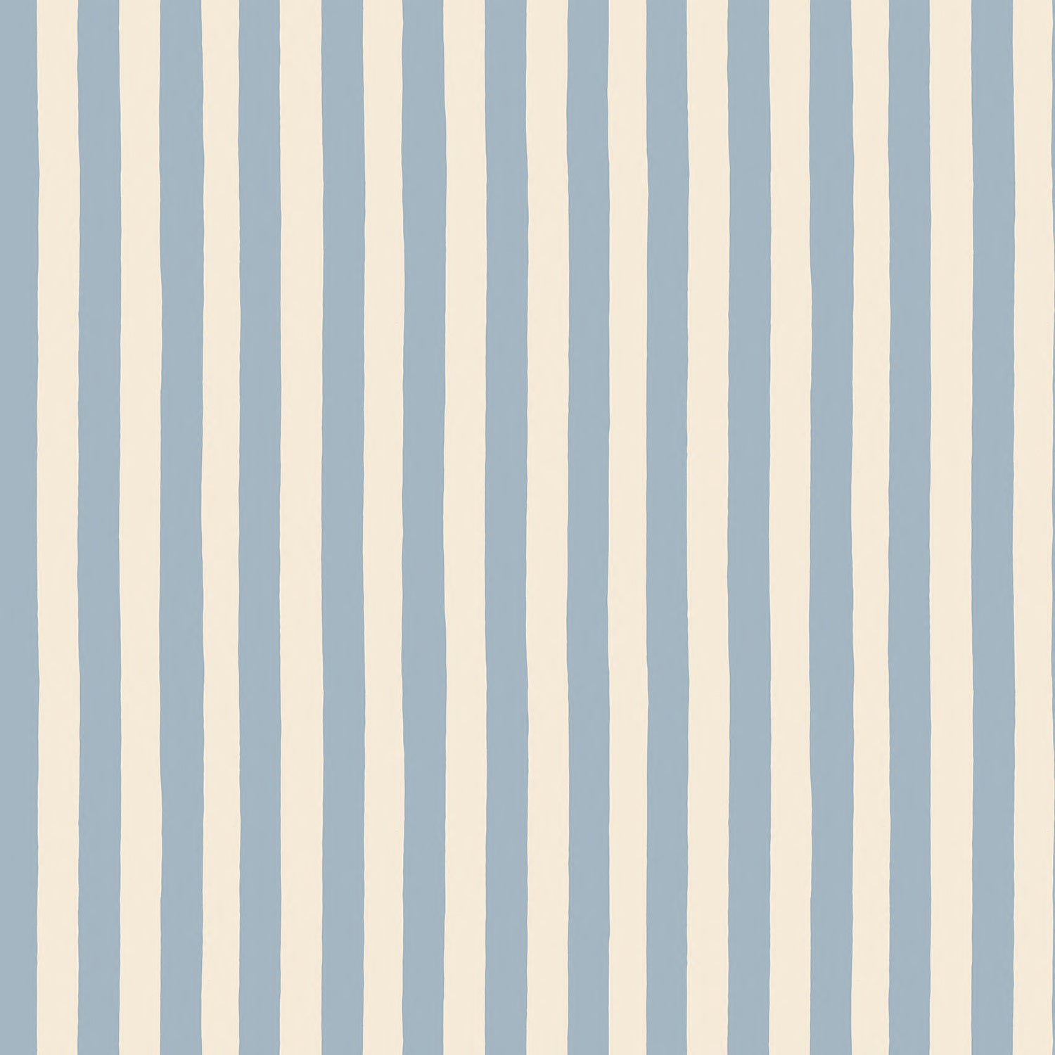 Medium Hand Painted Stripe Wallpaper - Beryl and Colethrop Cream - Josephine Munsey - MHP-072-038 - Premier Wallcovering