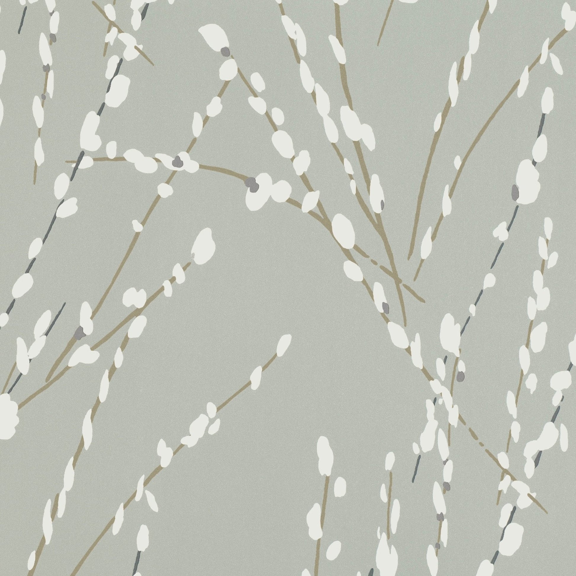 Mikado Wallpaper - Fog - Romo - Floris - W406/05 - Premier Wallcovering
