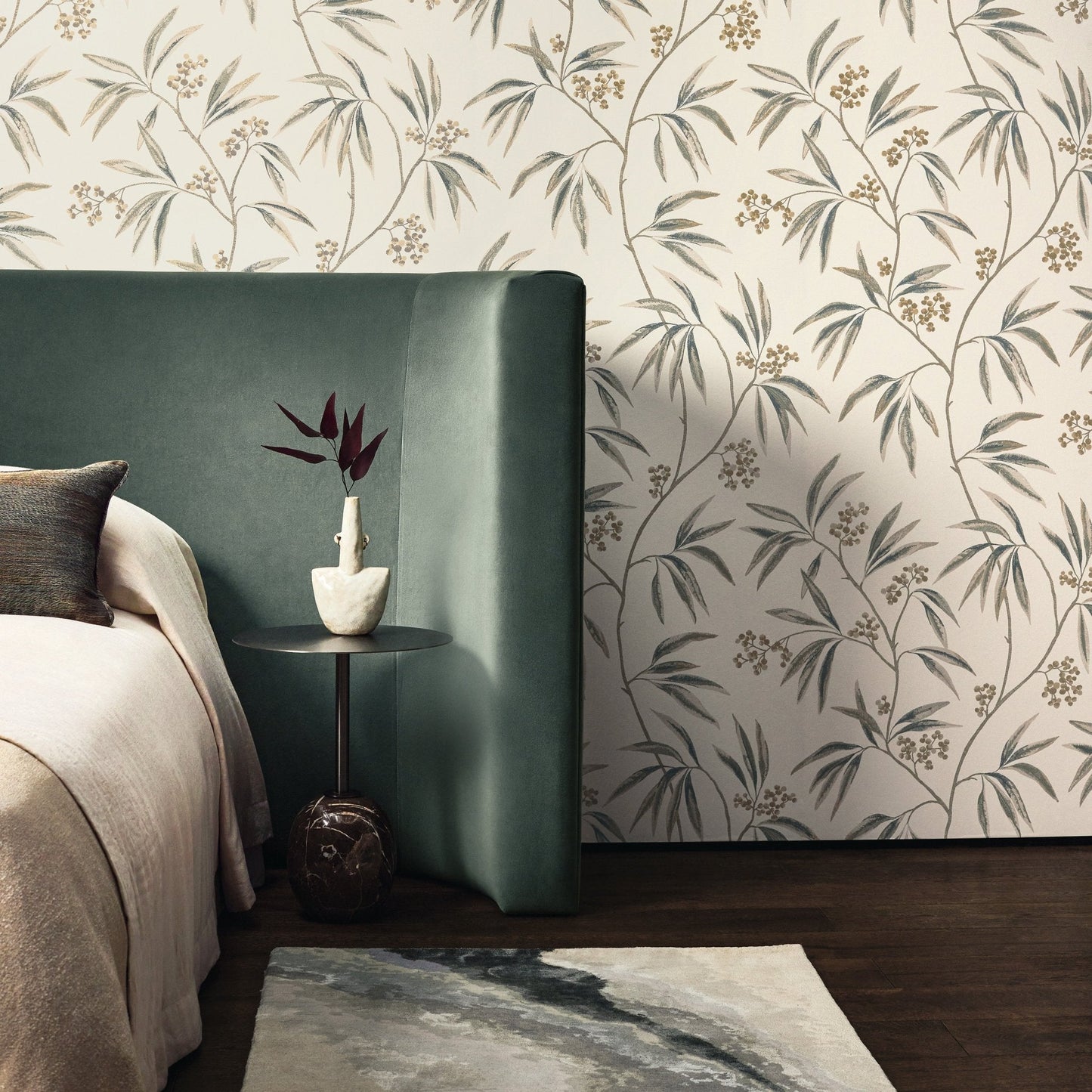 Mima Wallpaper - Tamarind - Romo - Ottavia - W470/01 - Premier Wallcovering