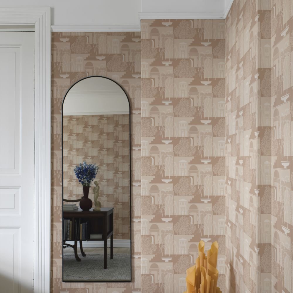 Mimi Wallpaper - Terracotta - Boråstapeter - 5516 - Premier Wallcovering
