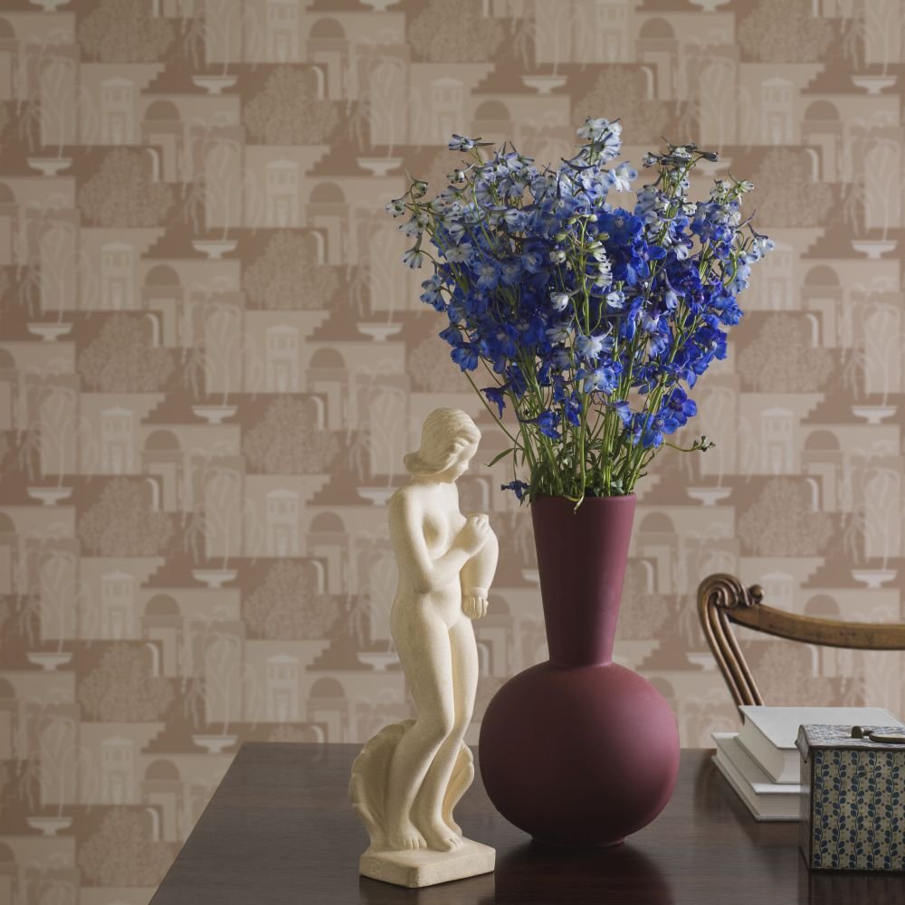 Mimi Wallpaper - Terracotta - Boråstapeter - 5516 - Premier Wallcovering