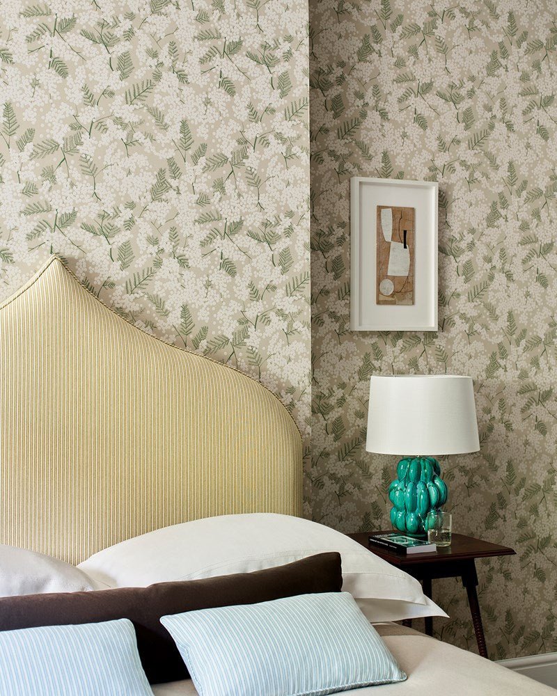 Mimosa Wallpaper - Beige - J200W - 01 - Jane Churchill