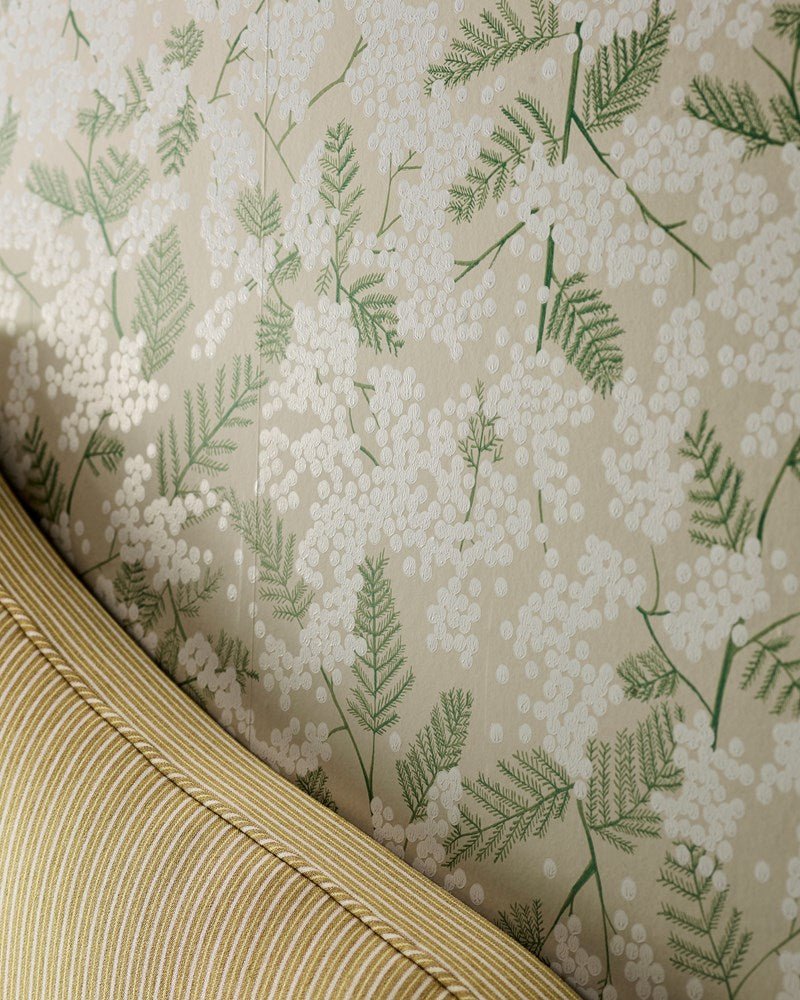 Mimosa Wallpaper - Beige - J200W - 01 - Jane Churchill