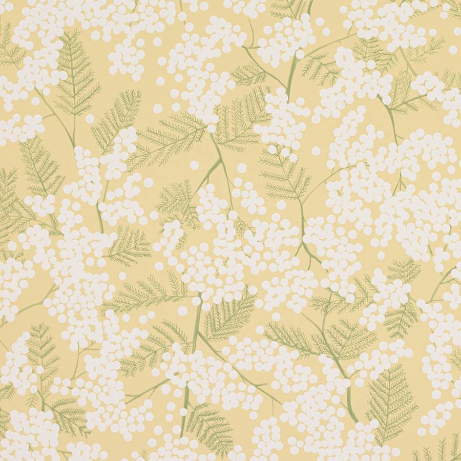 Mimosa Wallpaper - Yellow - J200W - 03 - Jane Churchill