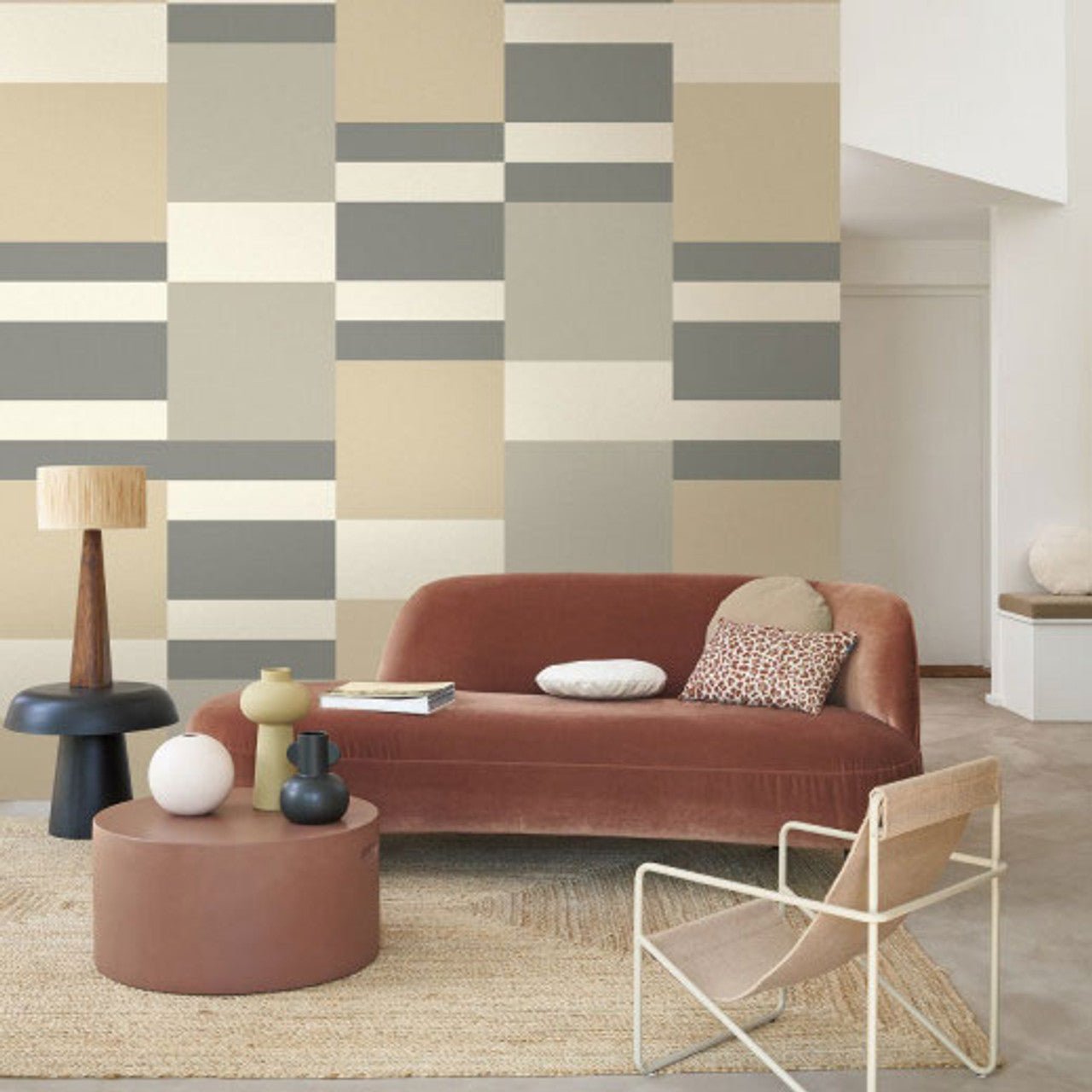 Mix Game Color Game Wallpaper - Ficelle - Casadeco - 200661707 - Premier Wallcovering