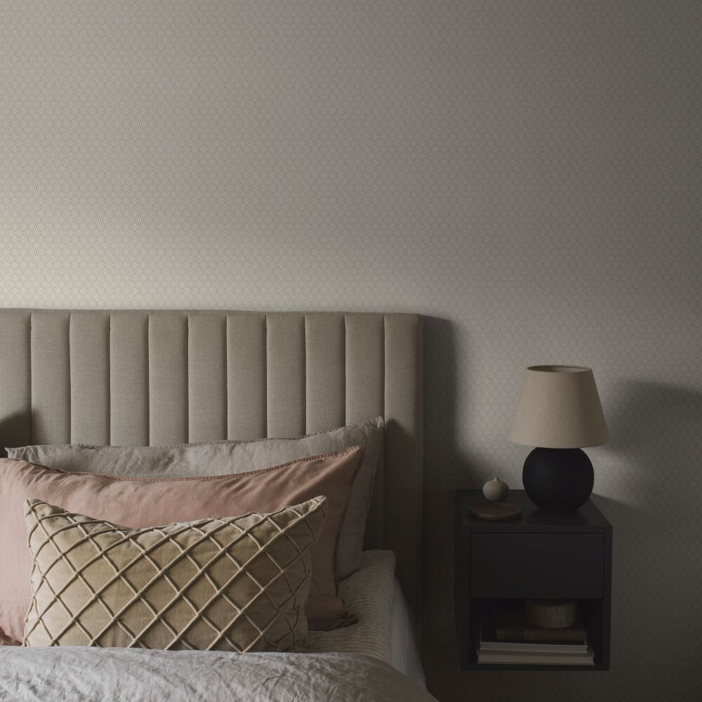 Moa Wallpaper - Taupe - Boråstapeter - 38757 - Premier Wallcovering