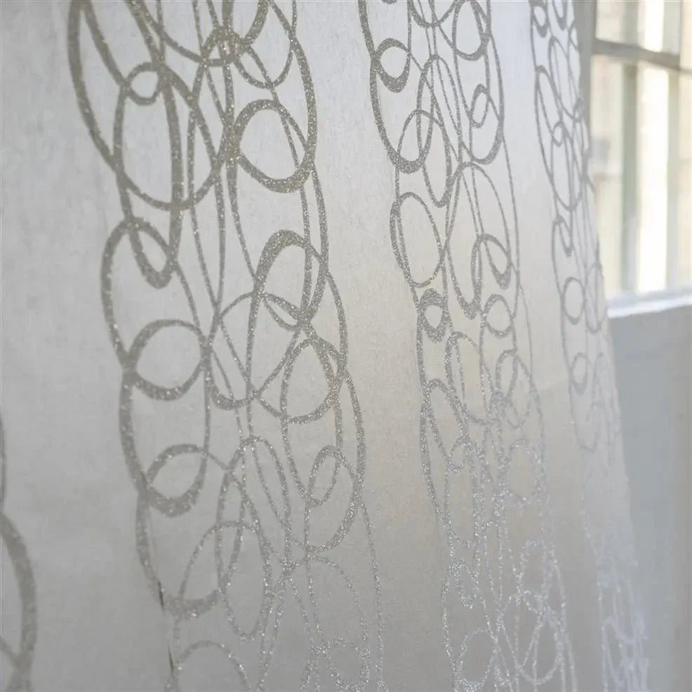 Montauroux Wallpaper - Platinum - PDG692/02 - Designers Guild
