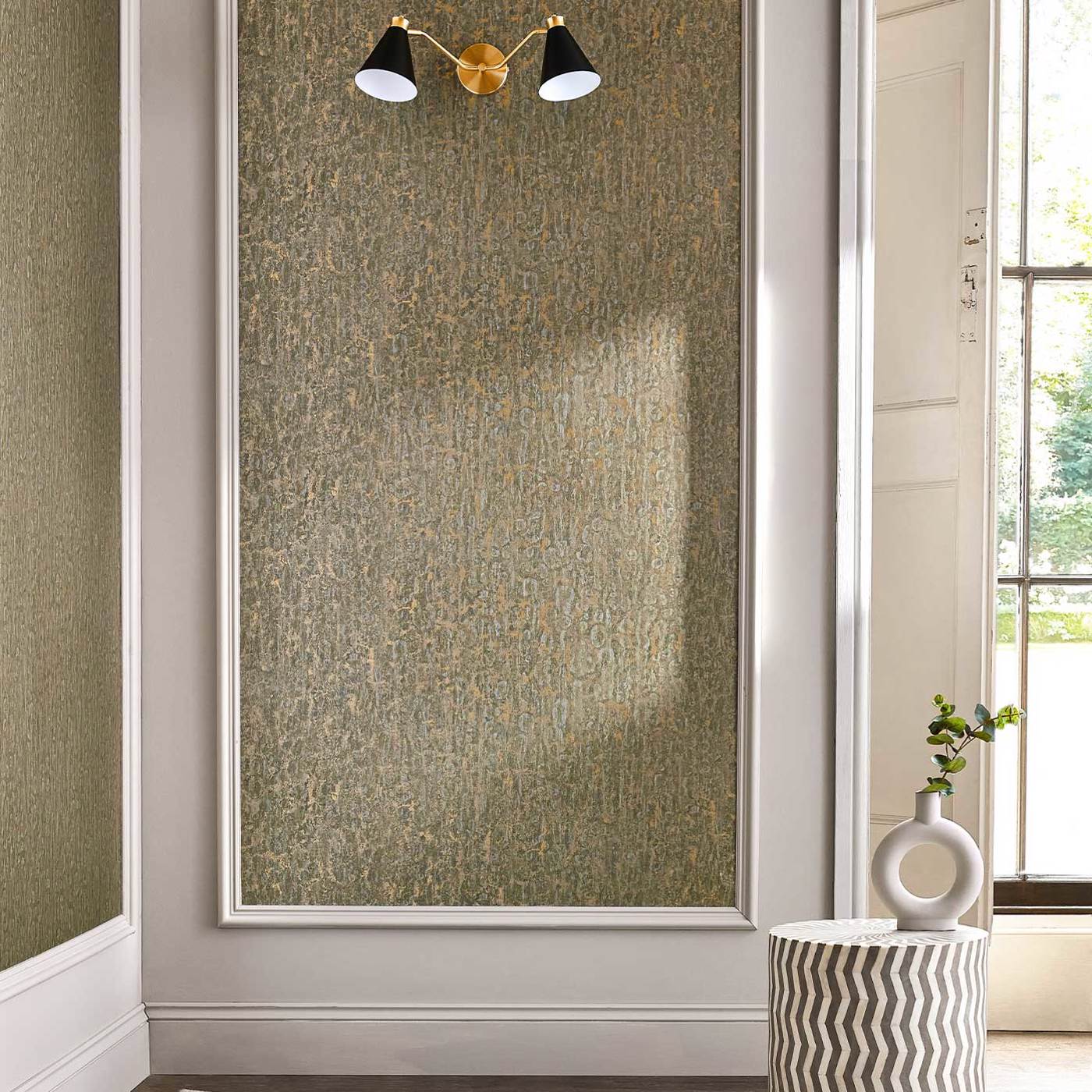 Moresque Glaze Wallpaper - Antique Bronze - ZHIW312992 - Zoffany