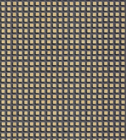 Mosaic Wallpaper - Metallic Gold on Soot - 105/3013 - Cole & Son - Premier Wallcovering