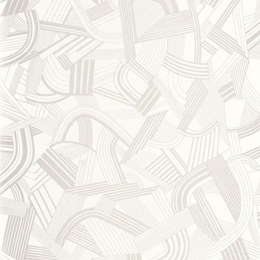Music Hall Twenties Wallpaper - Blanc Neige - Casadeco - 88690226 - Premier Wallcovering