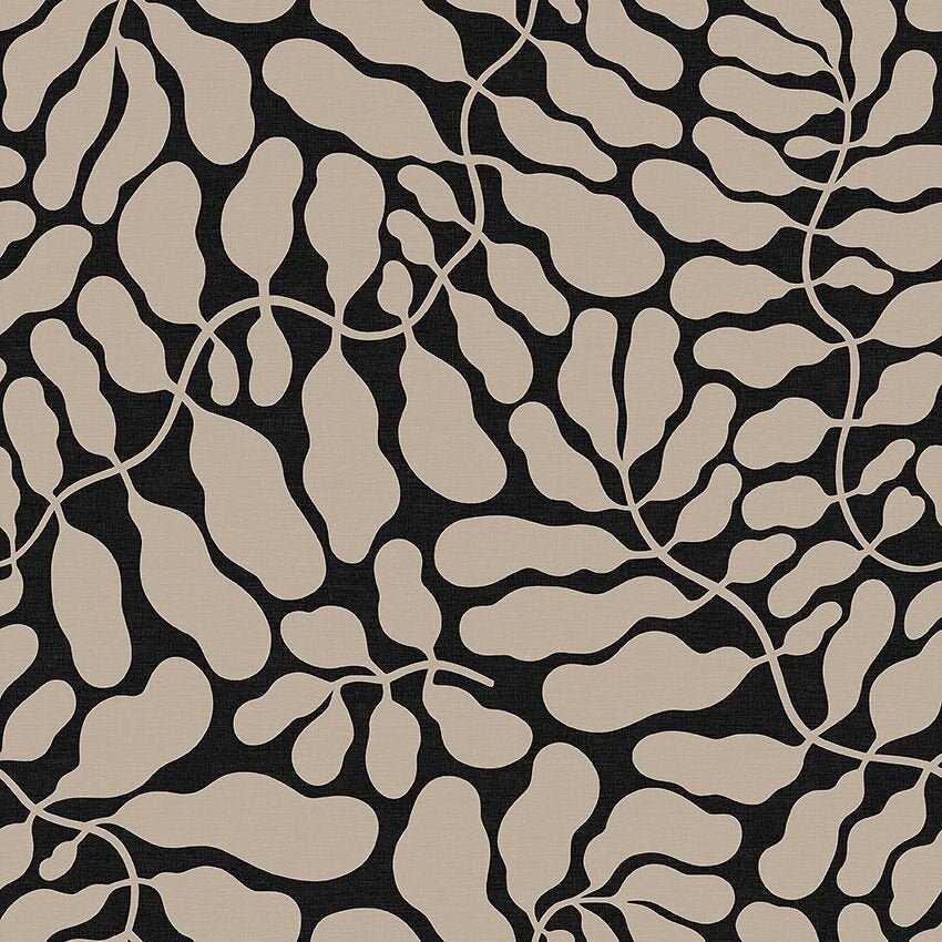 My Secret Garden Grand Wall Mural - Black - Boråstapeter - 2077 - Premier Wallcovering